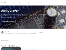 Tablet Screenshot of alexdglover.com